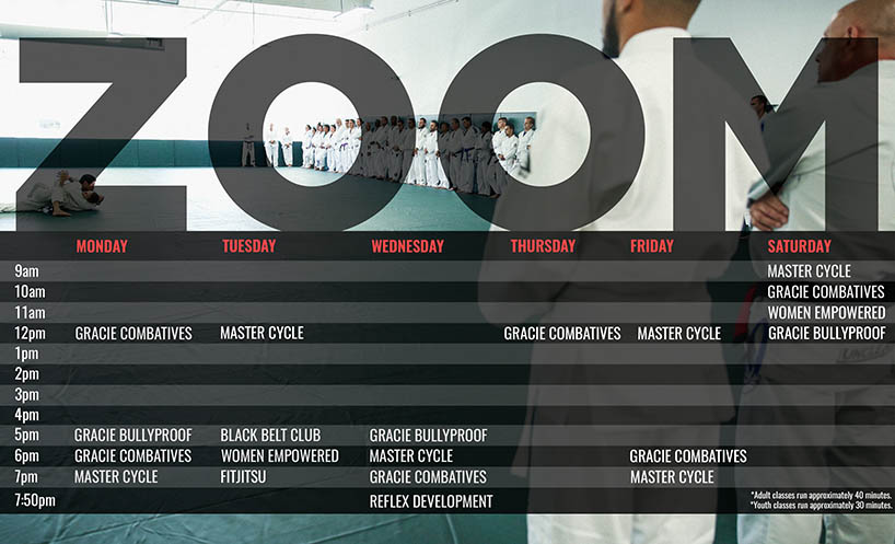 ZOOM Weekly Schedule