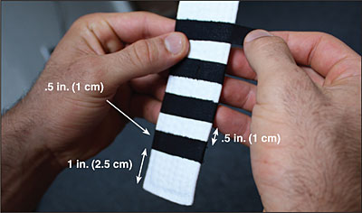 White belt stripes Clearance